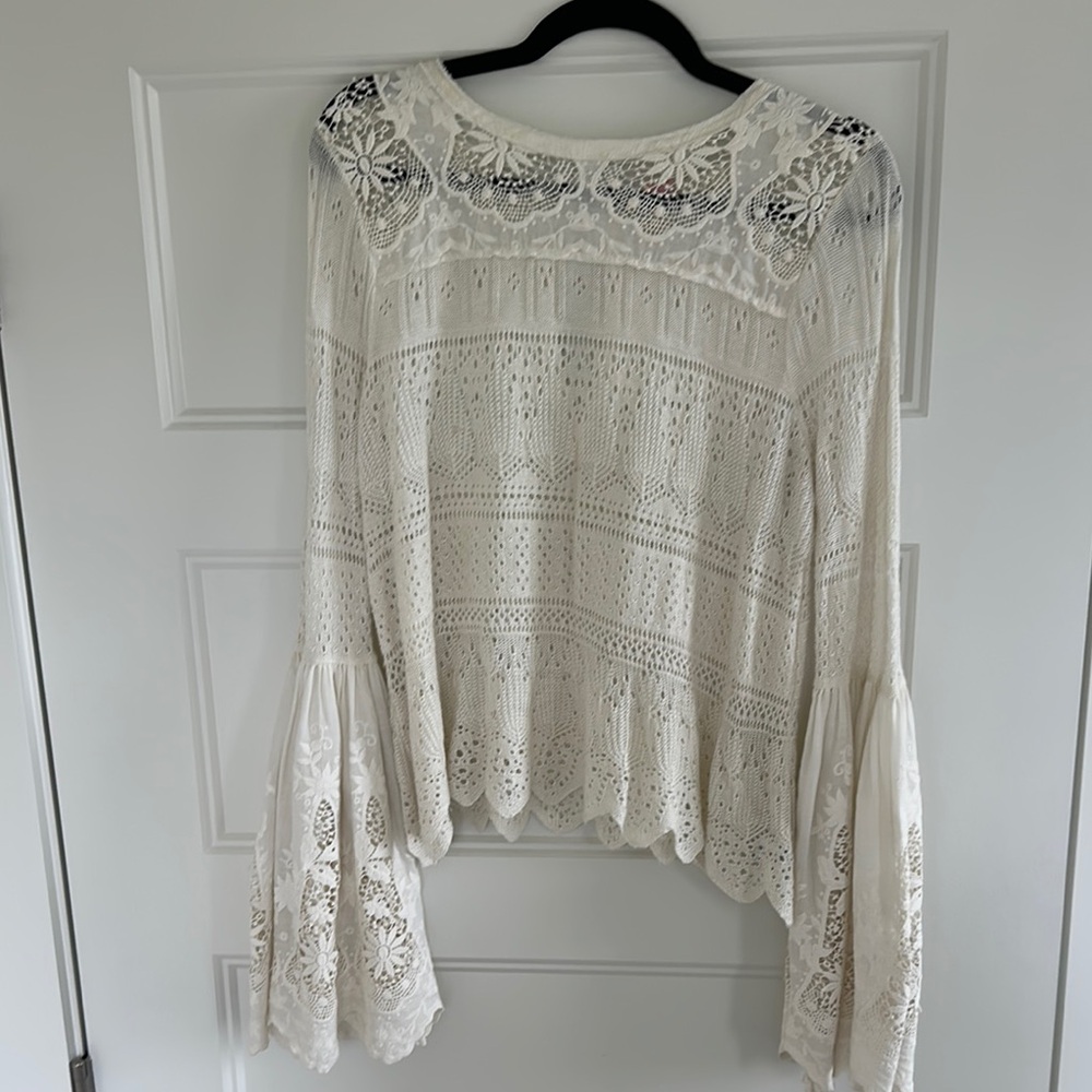 Free People White Top